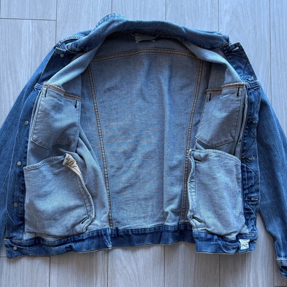 Rag & Bone Definitive Jean Jacket Blue Fire Island Size Small - Picture 12 of 15